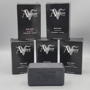 Alister Face & Body Soap For Men Pheroboost Infused Pheremone Boosters Lot of 5
